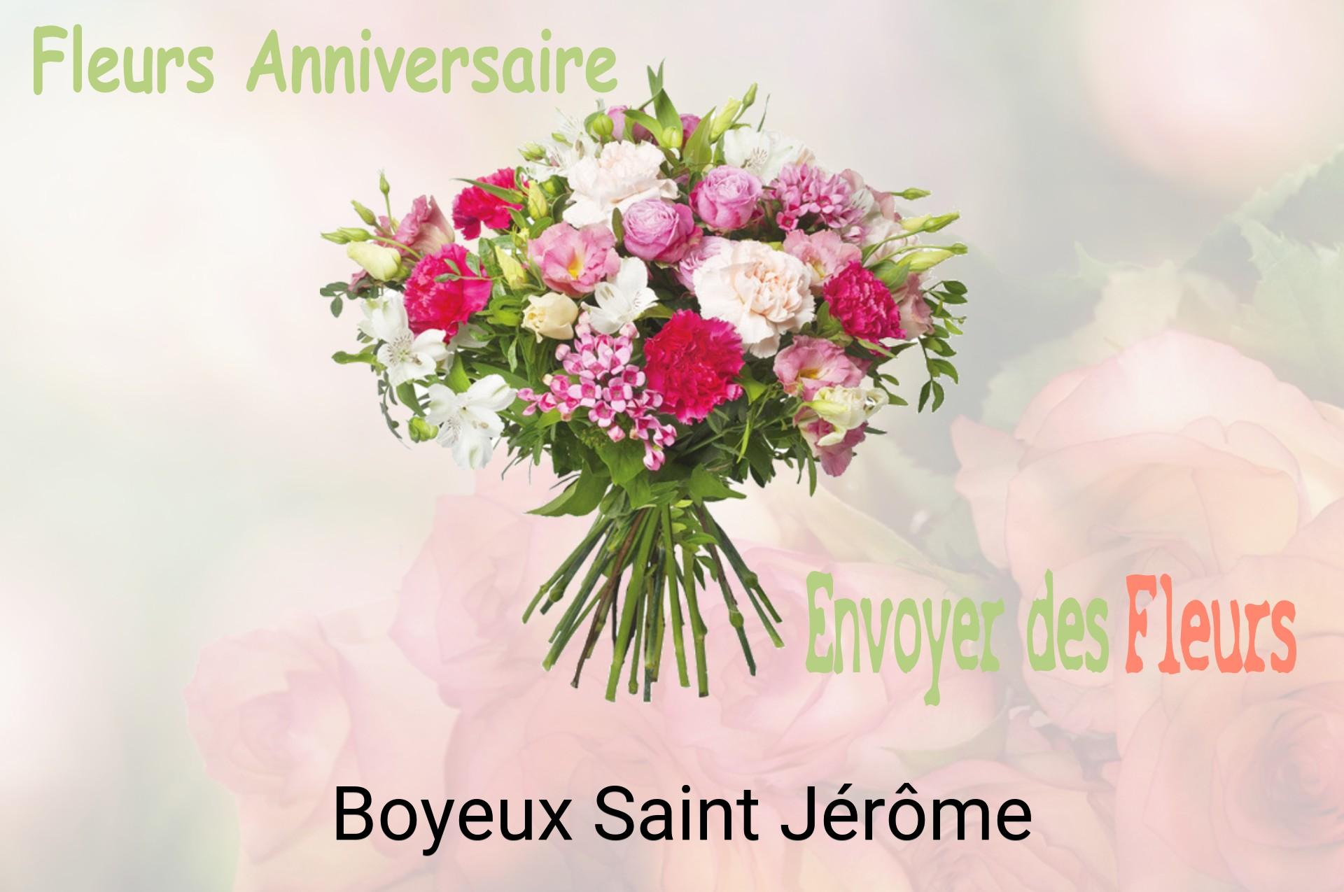 Bouquet de fleurs d’anniversaire livré à Boyeux-Saint-Jérôme