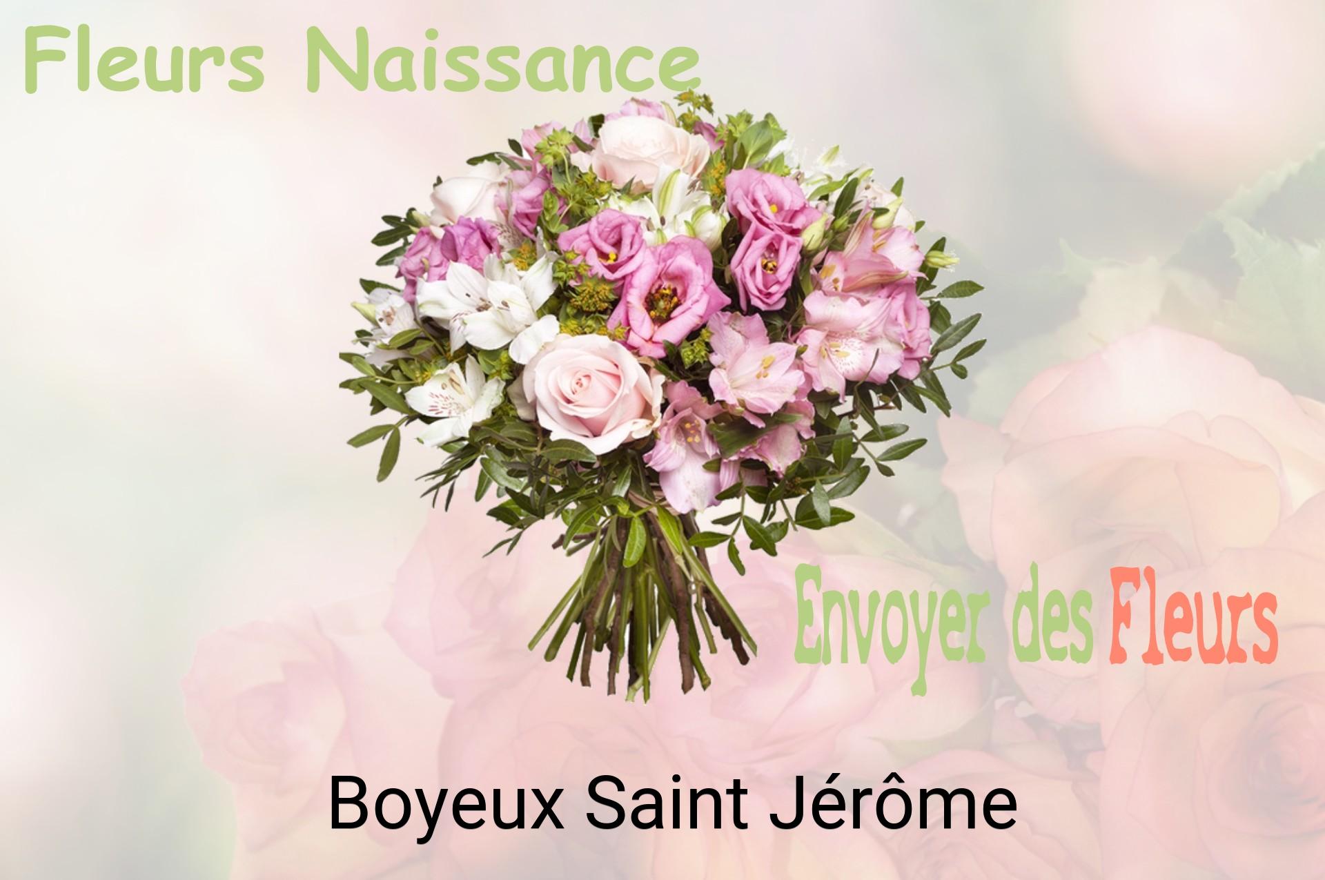 Bouquet de fleurs de naissance livré à Boyeux-Saint-Jérôme